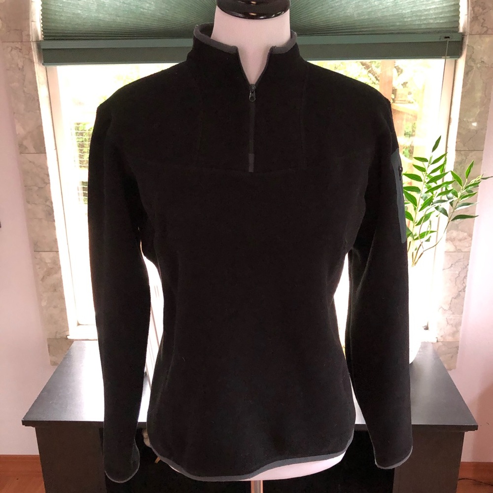 Arc’teryx Women’s Fleece half-zip Black Sz Med
